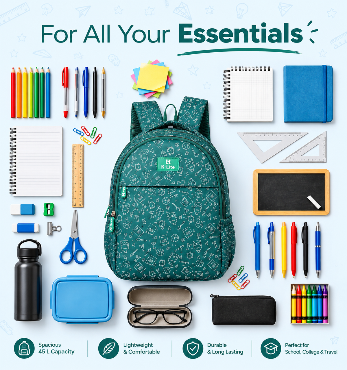 K-Lite Access Sapphire Backpack 1899