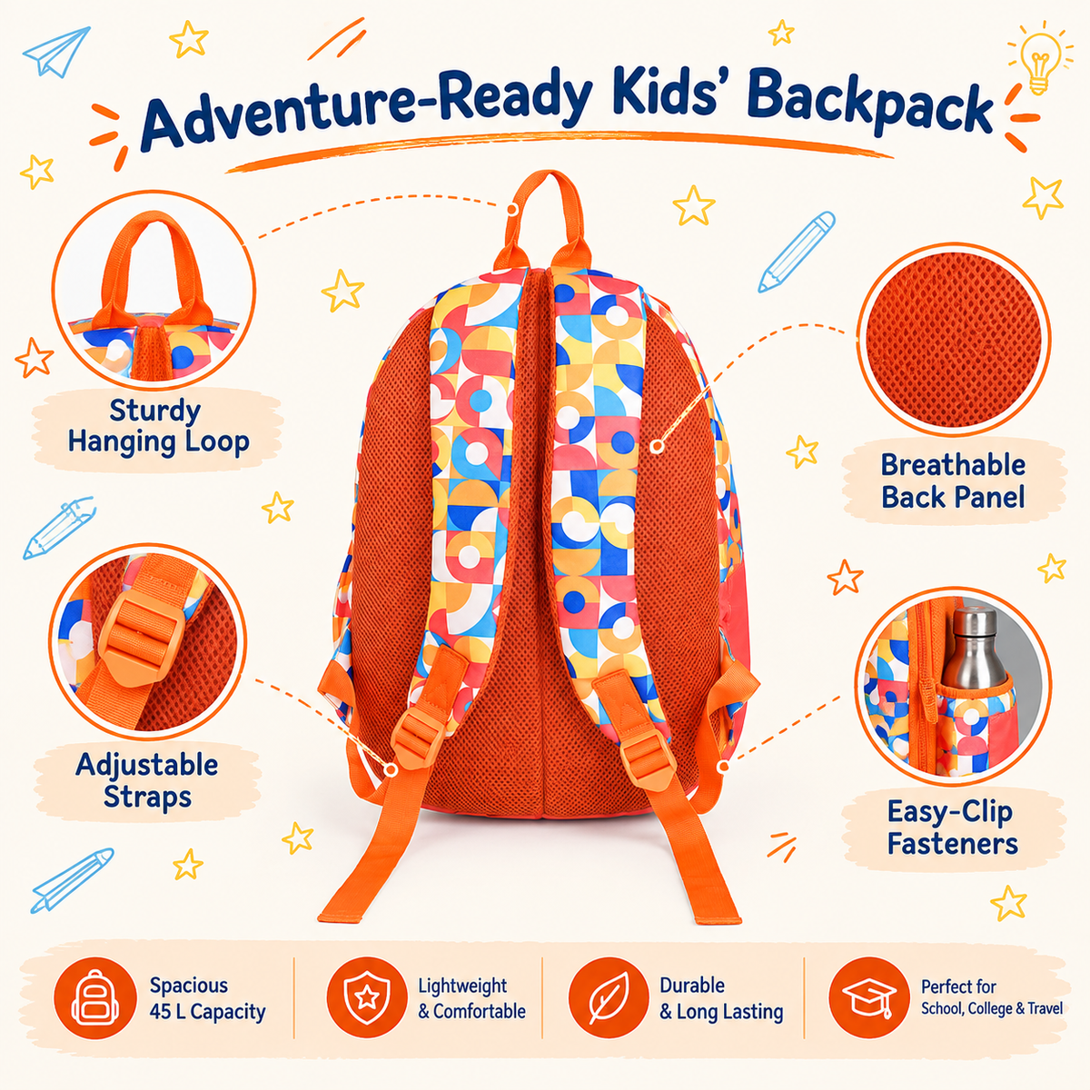K-Lite Joy Doodle Backpack