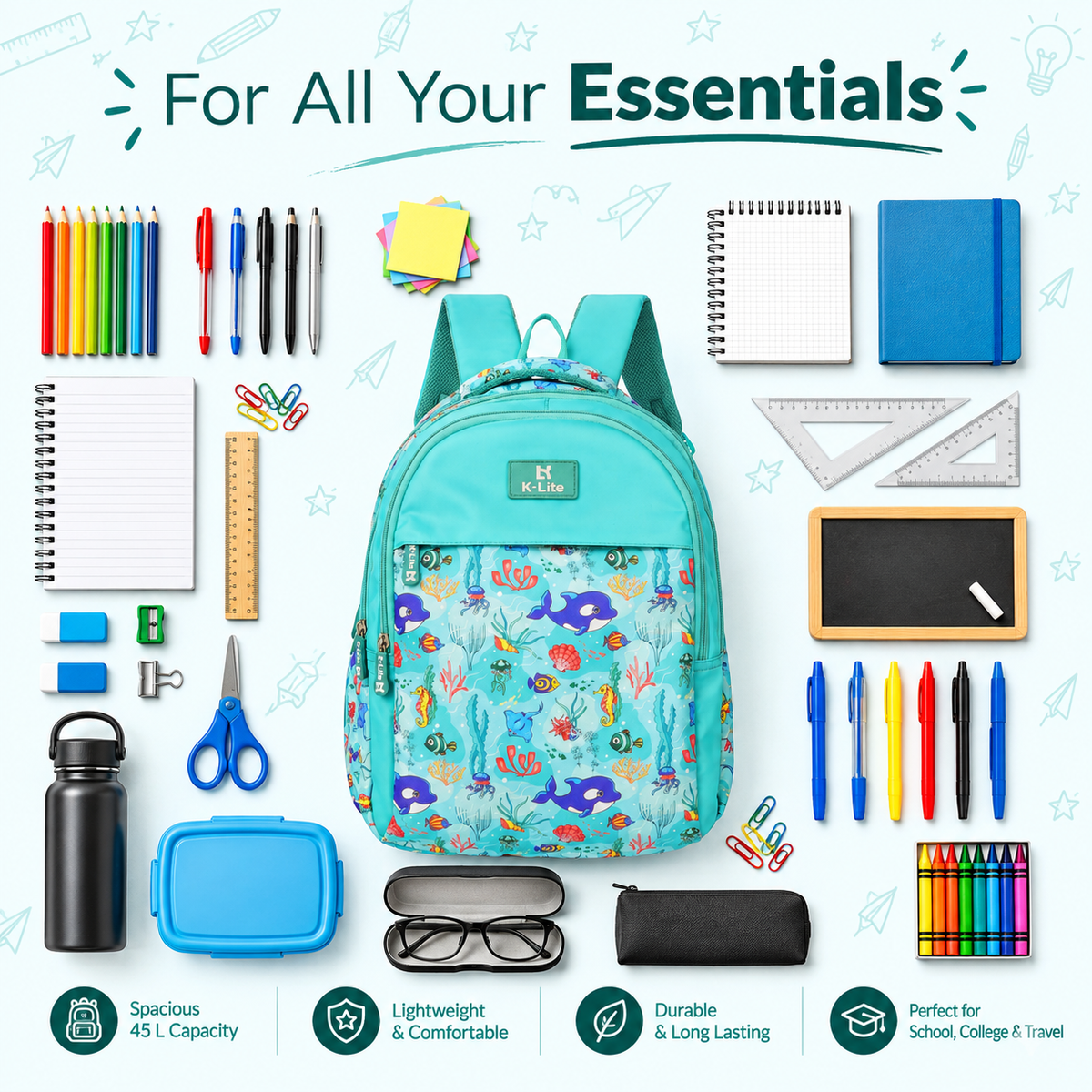 K-Lite Joy Ocean Backpack