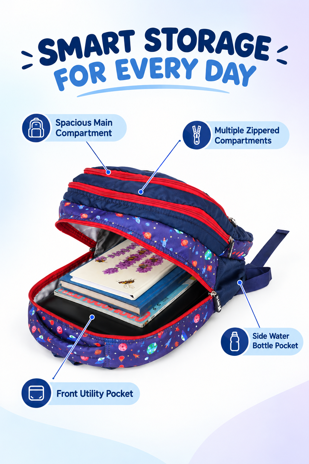 K-Lite Joy Indigo Backpack