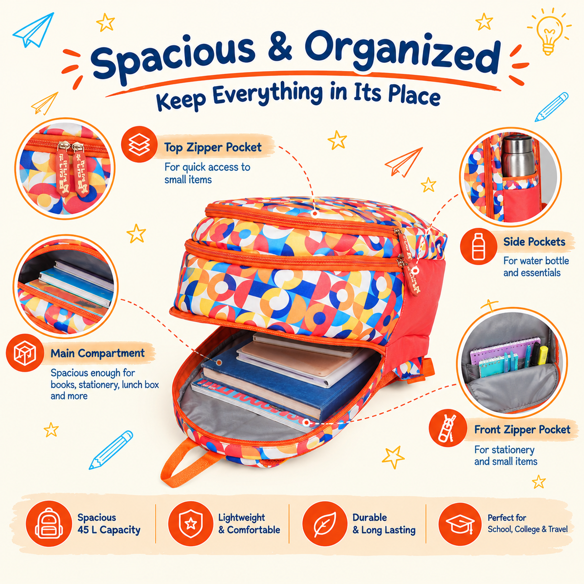 K-Lite Joy Doodle Backpack